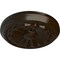 Ekena Millwork Olivia Ceiling Medallion (Fits Canopies up to 2 1/8"), Hand-Painted Bronze, 7 7/8"OD x 1 1/8"P CM07OLBZS - alternate 4